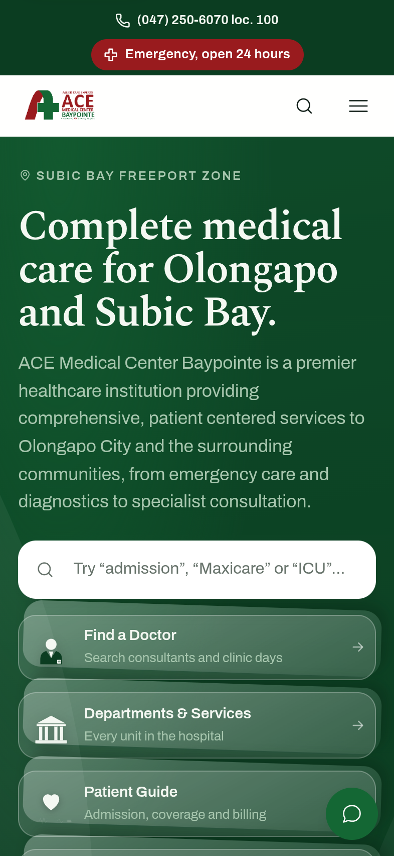 AceBaypointe mobile hero screenshot