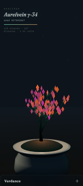 Verdance generator on mobile